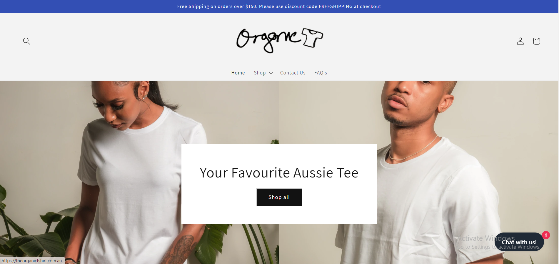 the organic t-shirt